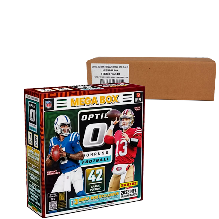2023 Panini Donruss Optic Football Mega 20-Box Case (Blue Hyper)