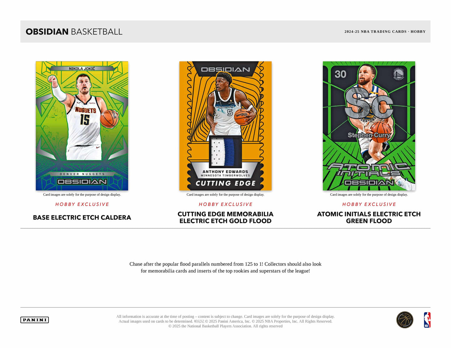 2024-25 Panini Obsidian Basketball Hobby Box