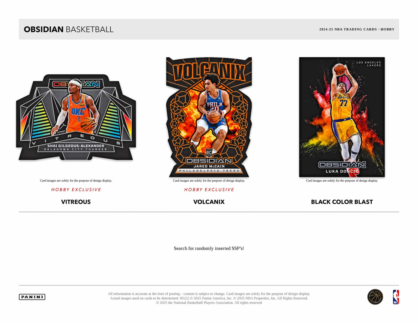 2024-25 Panini Obsidian Basketball Hobby Box