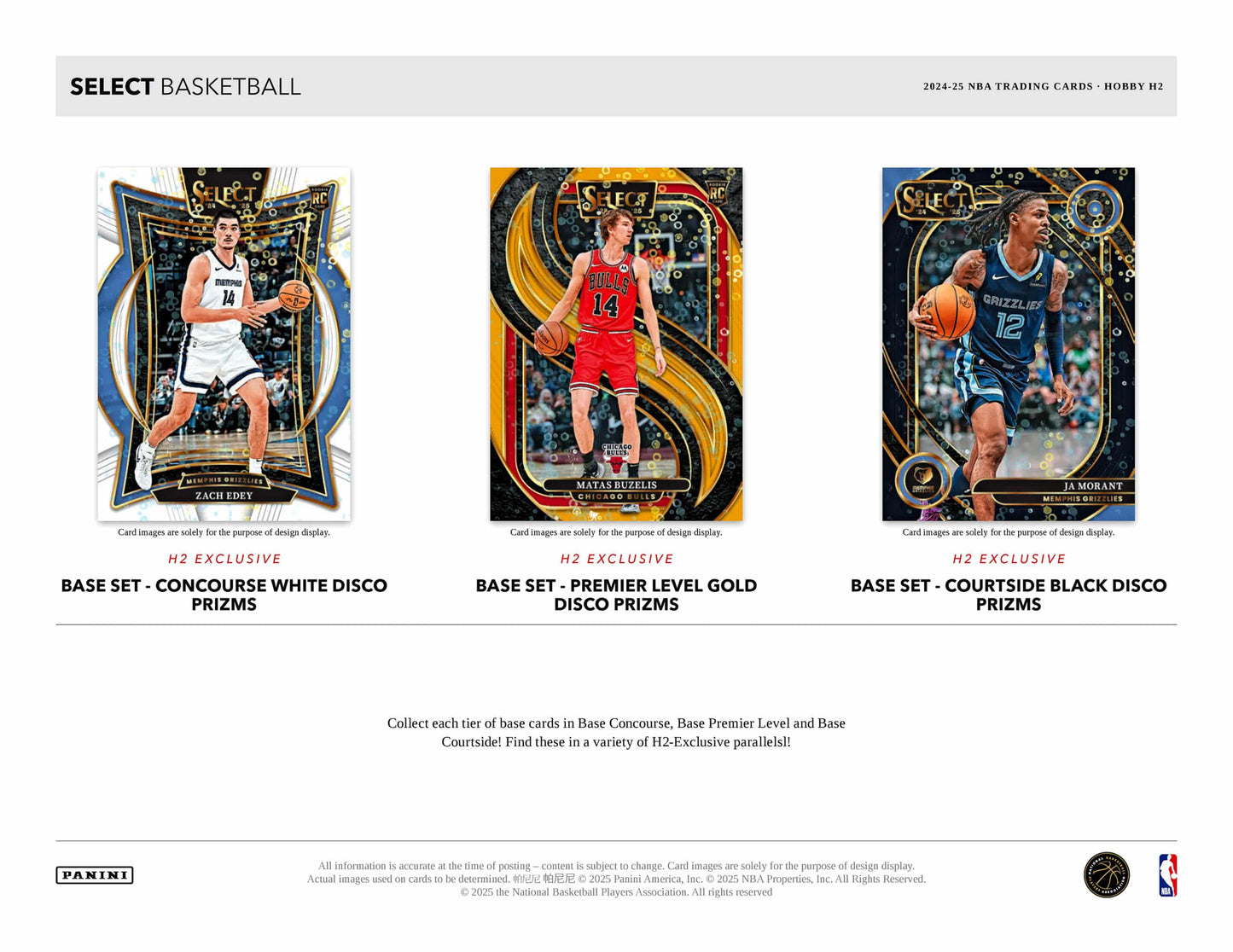 2024-25 Panini Select Basketball H2 Box