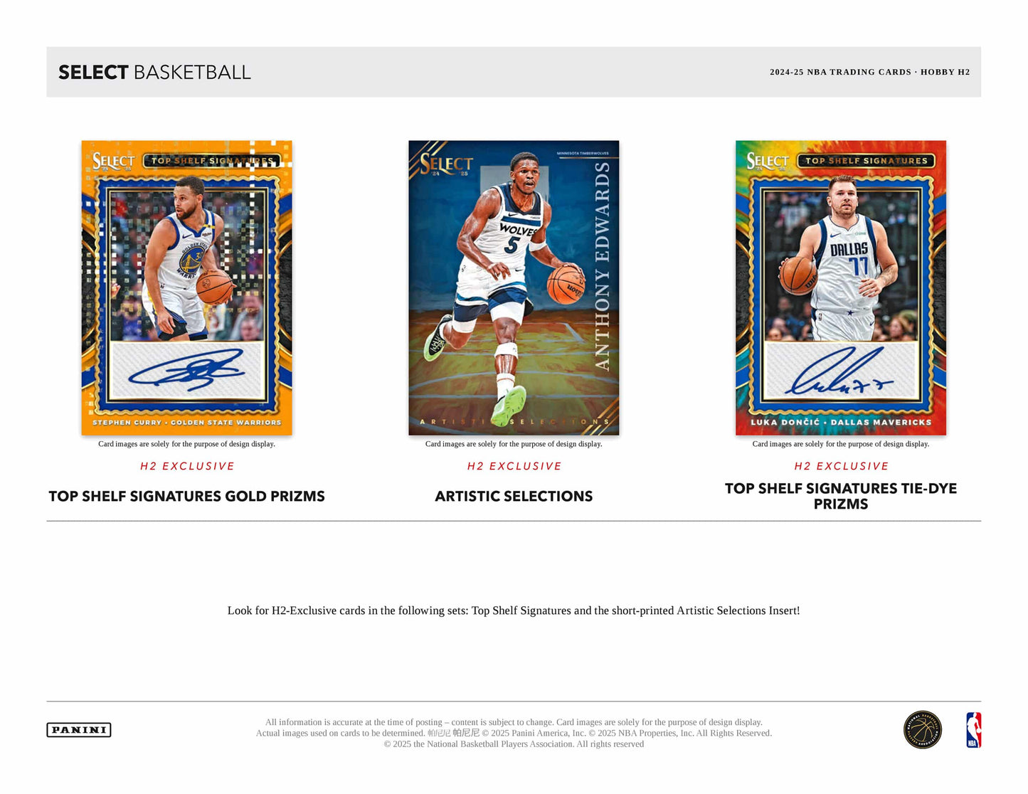 2024-25 Panini Select Basketball H2 Box