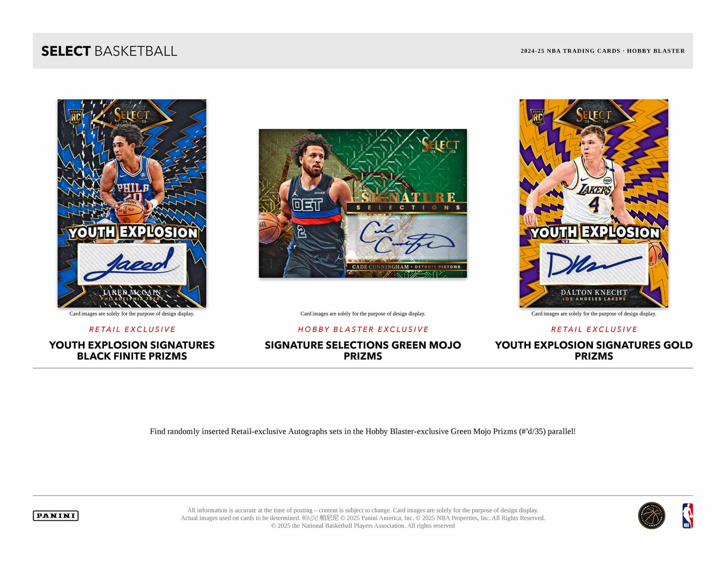 2024-25 Panini Select Basketball Blaster Box