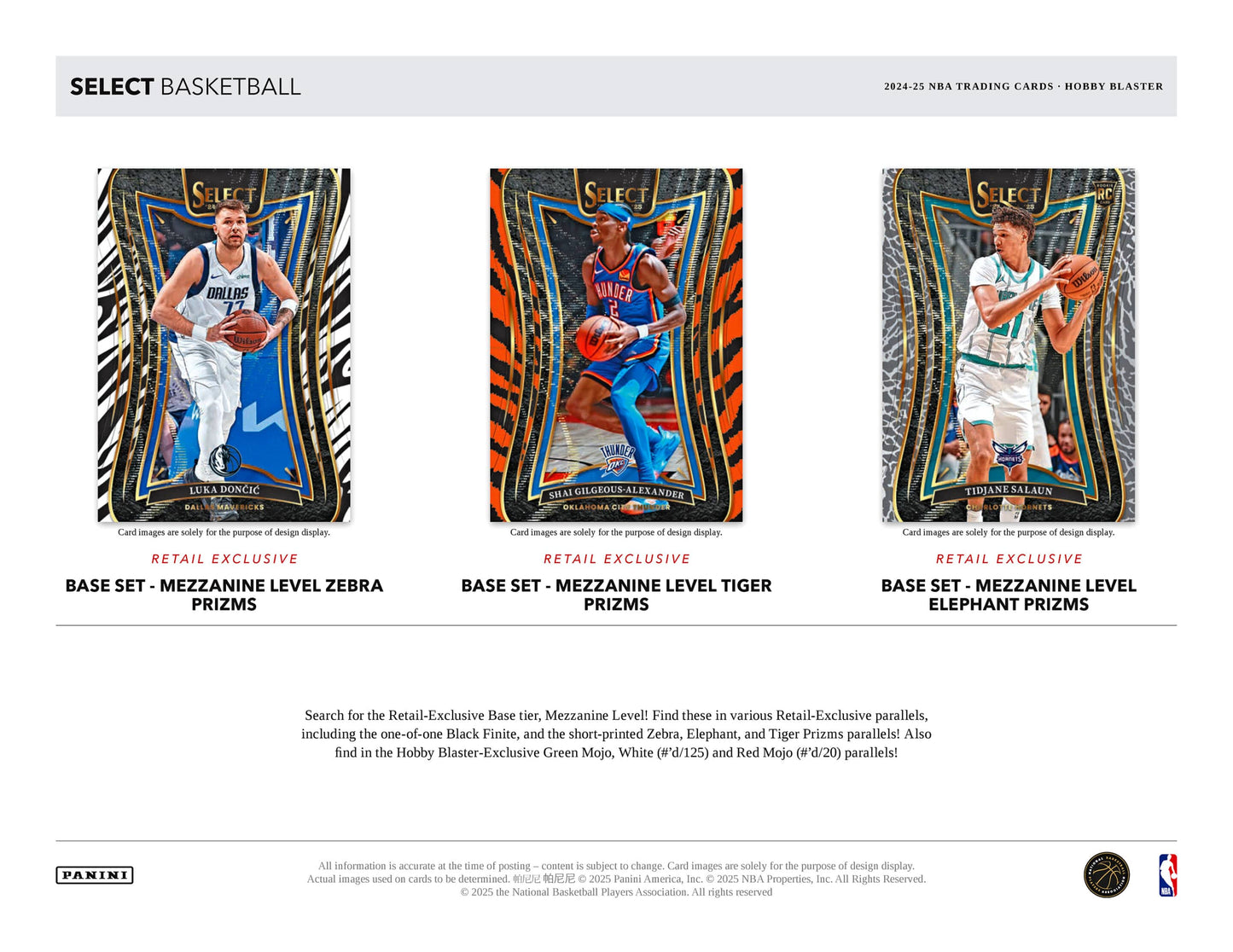 2024-25 Panini Select Basketball Blaster Box