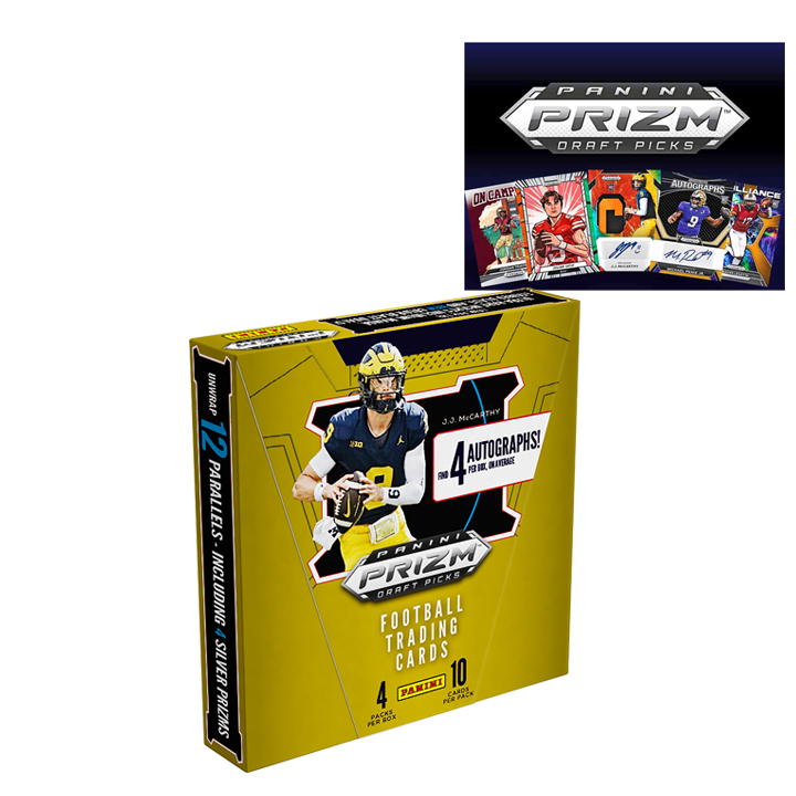 2024 Panini Prizm Draft Picks Collegiate Football Hobby 16-Box Case