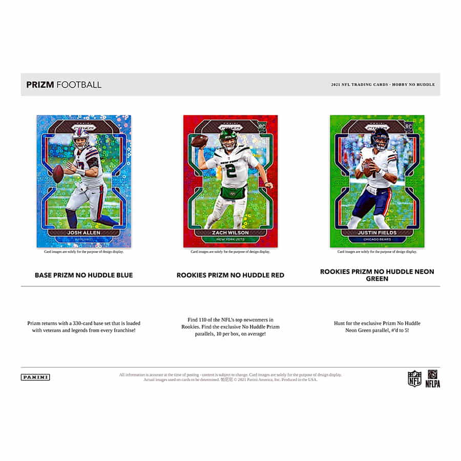 2021 Panini Prizm Football No Huddle Box