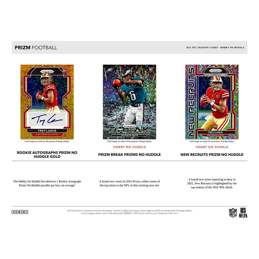 2021 Panini Prizm Football No Huddle Box