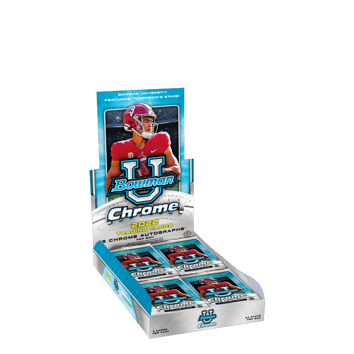 2022 Topps Bowman Chrome University Football Hobby Box