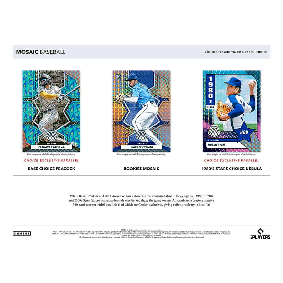2022 Panini Mosaic Baseball Choice Box