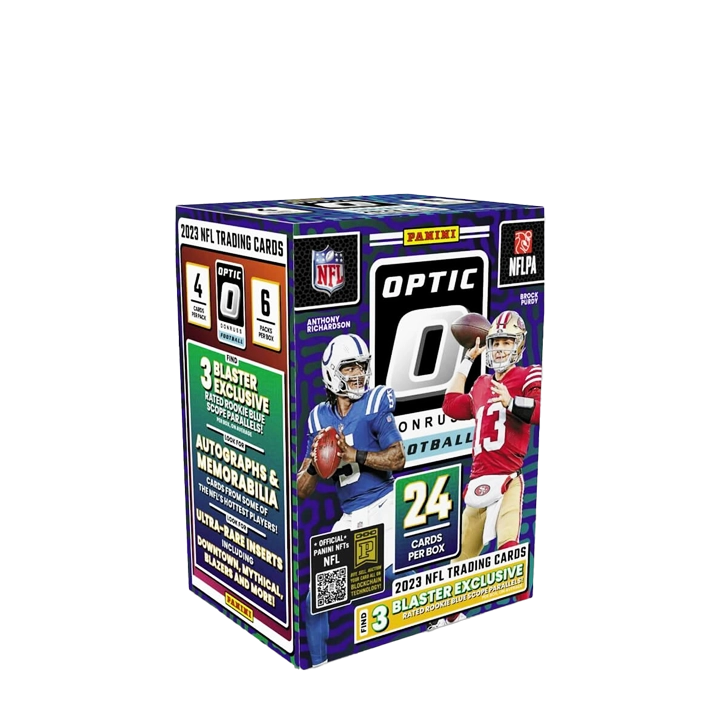 2023 Panini Donruss Optic Football Blaster Box (Blue Scope Parallels)