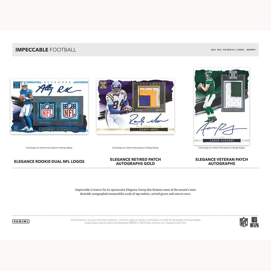 2023 Panini Impeccable Football Hobby Box