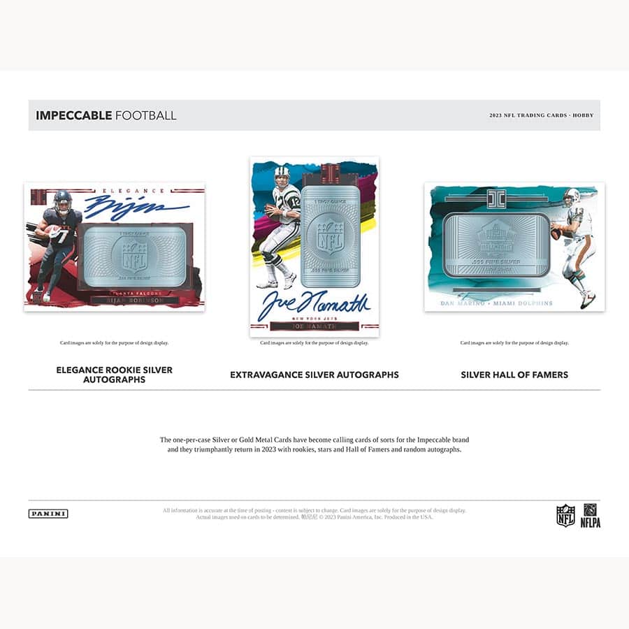 2023 Panini Impeccable Football Hobby Box