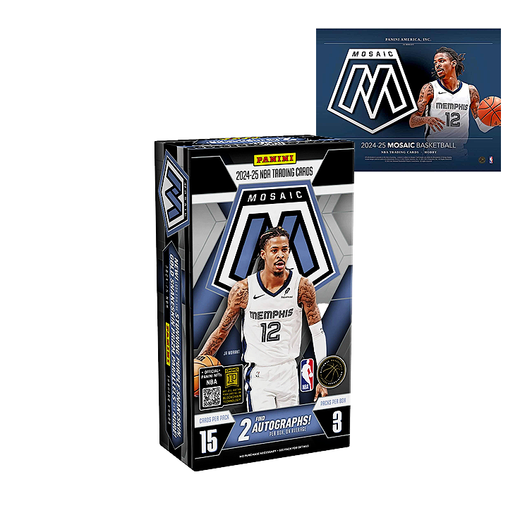 2024-25 Panini Mosaic Basketball Hobby 12-Box Case