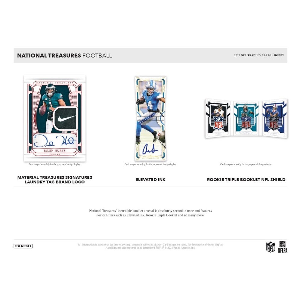 2024 Panini National Treasures Football Hobby 4-Box Case