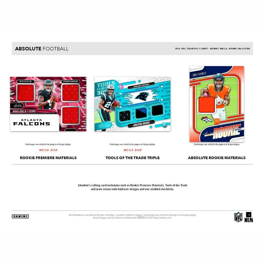 2024 Panini Absolute Football Hobby Mega Box