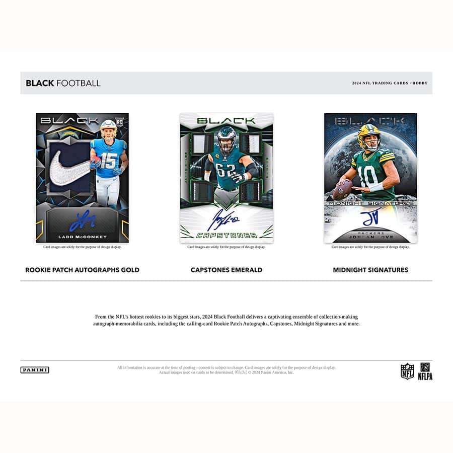 2024 Panini Black Football Hobby Box