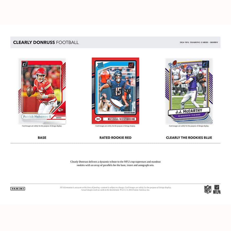 2024 Panini Clearly Donruss Football Hobby Box