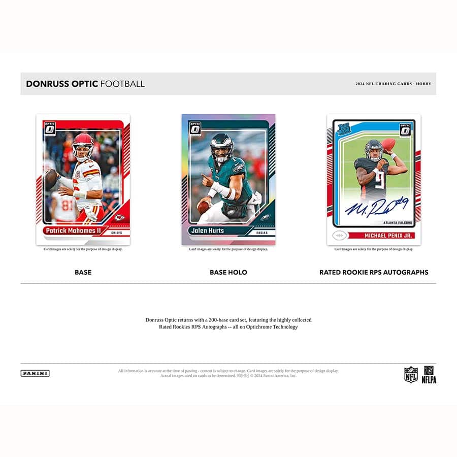 2024 Panini Donruss Optic Football Hobby Box