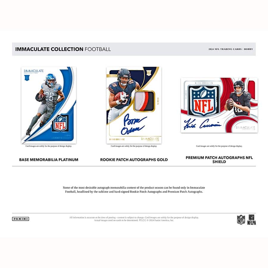 2024 Panini Immaculate Collection Football Hobby Box