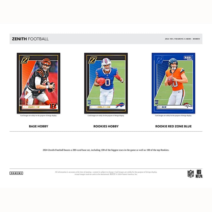 2024 Panini Zenith Football Hobby 12-Box Case