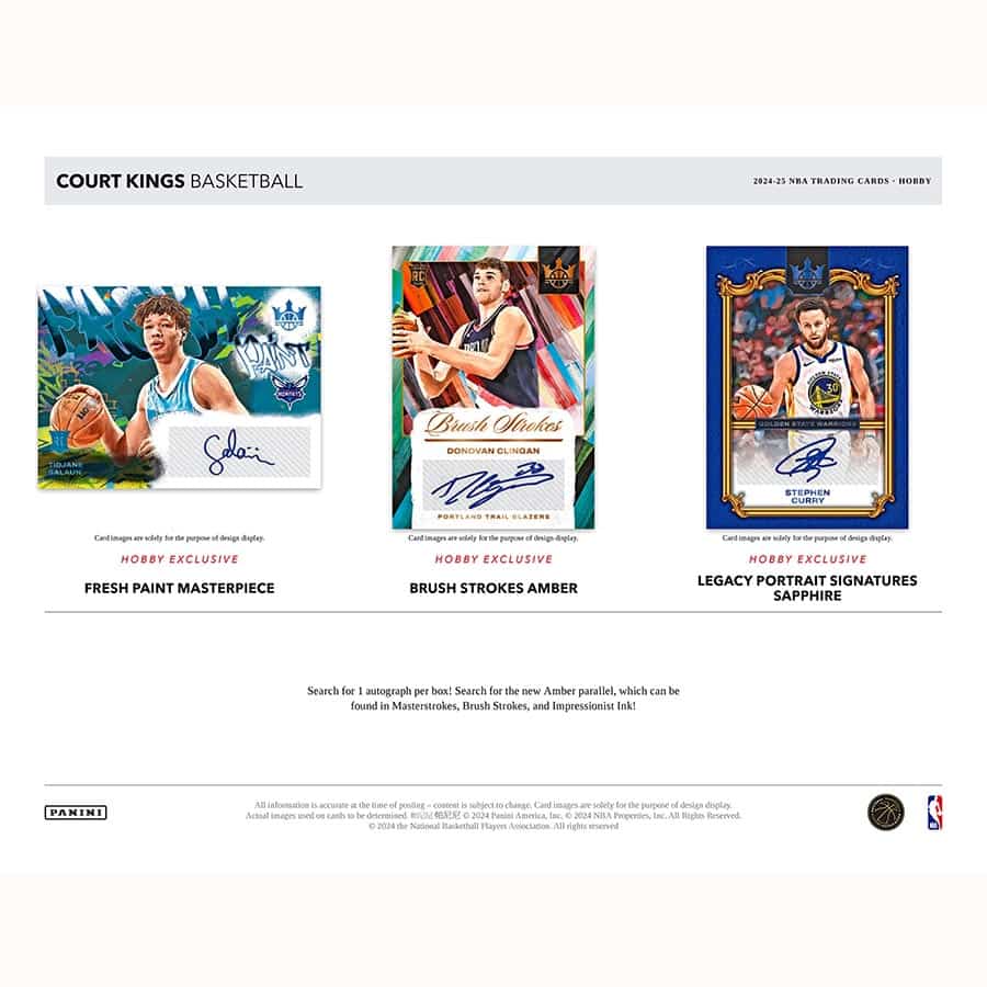 2024-25 Panini Court Kings Hobby 16-Box Case