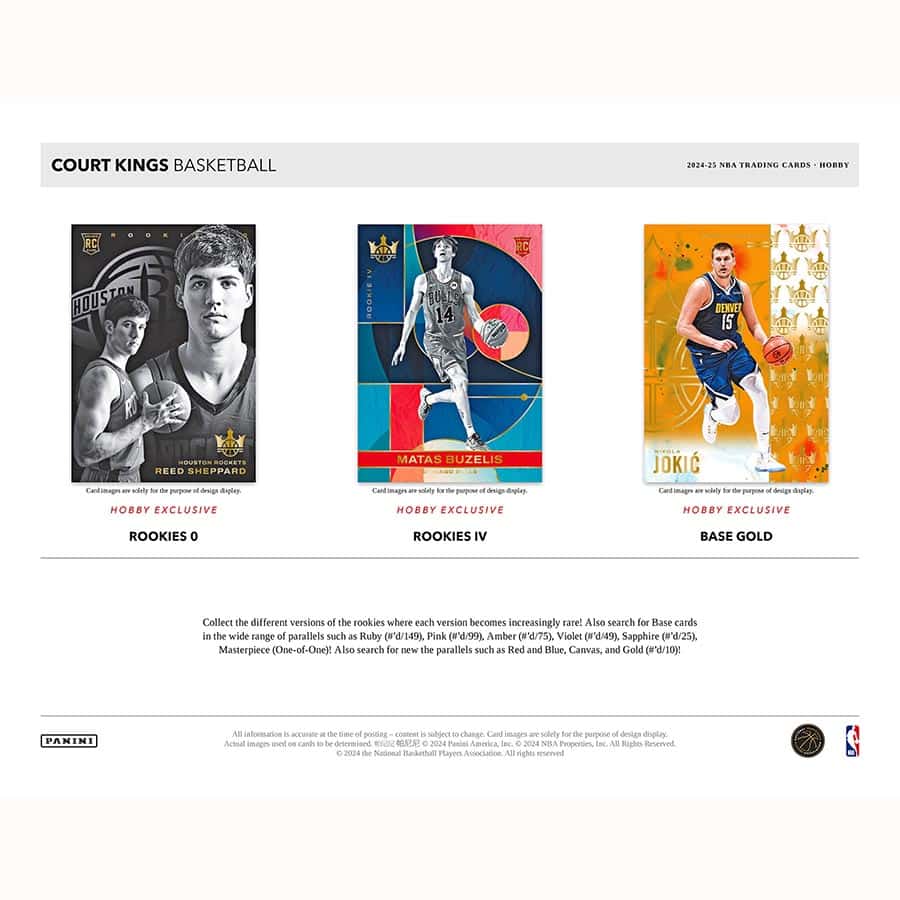 2024-25 Panini Court Kings Hobby 16-Box Case