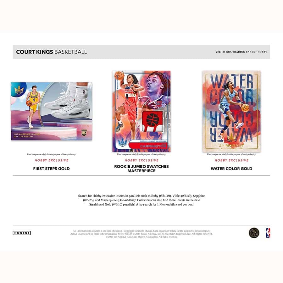 2024-25 Panini Court Kings Hobby 16-Box Case
