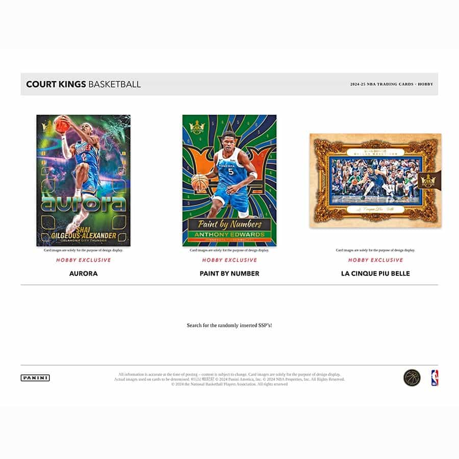 2024-25 Panini Court Kings Hobby 16-Box Case