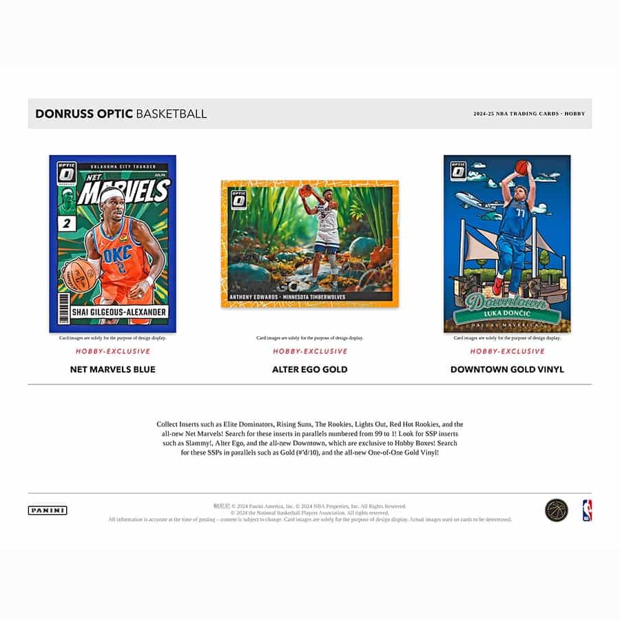 2024-25 Panini Donruss Optic Basketball Hobby 12-Box Case