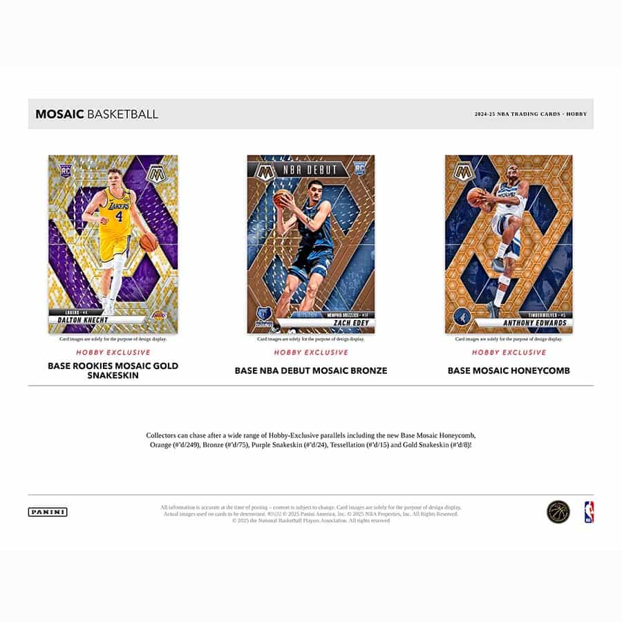 2024-25 Panini Mosaic Basketball Hobby Box