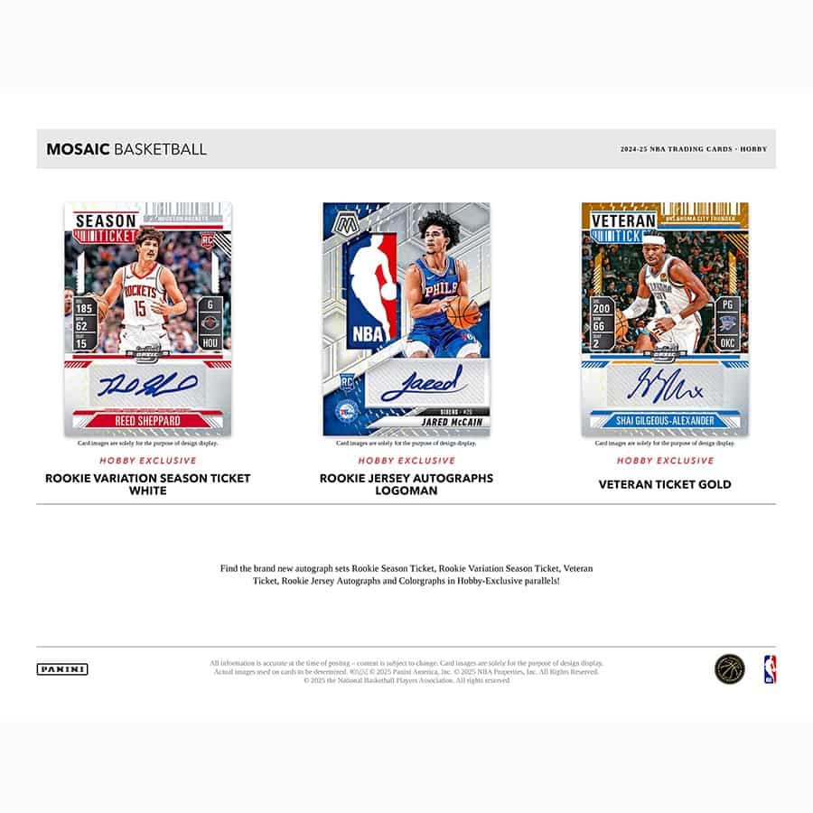 2024-25 Panini Mosaic Basketball Hobby Box