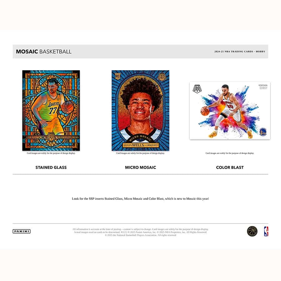 2024-25 Panini Mosaic Basketball Hobby Box