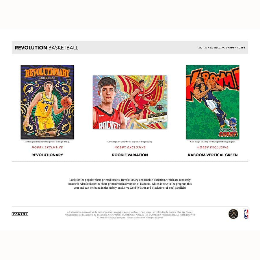 2024-25 Panini Revolution Basketball Hobby 16-Box Case