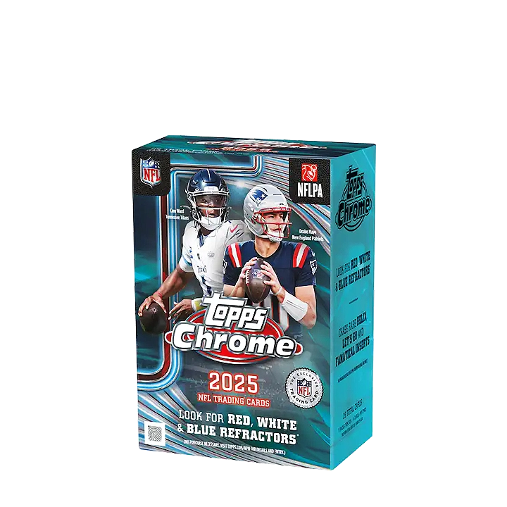 2025 Topps Chrome Football Blaster Box