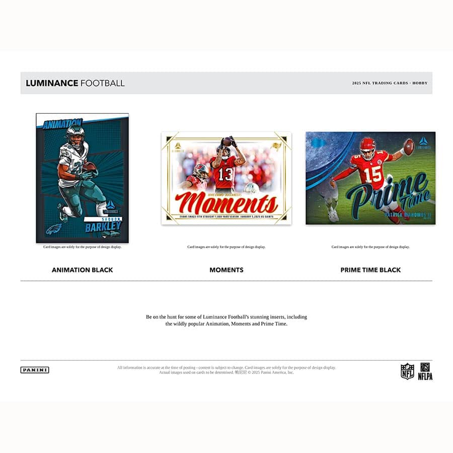2025 Panini Luminance Football Hobby Box