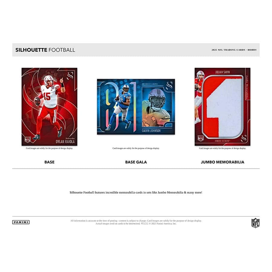 2025 Panini Silhouette Football Hobby Box