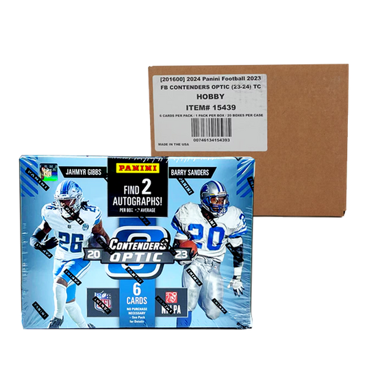 2023 Panini Contenders Optic Football Hobby 20-Box Case