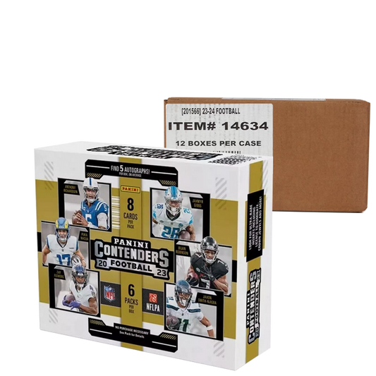 2023 Panini Contenders Football Hobby 12-Box Case