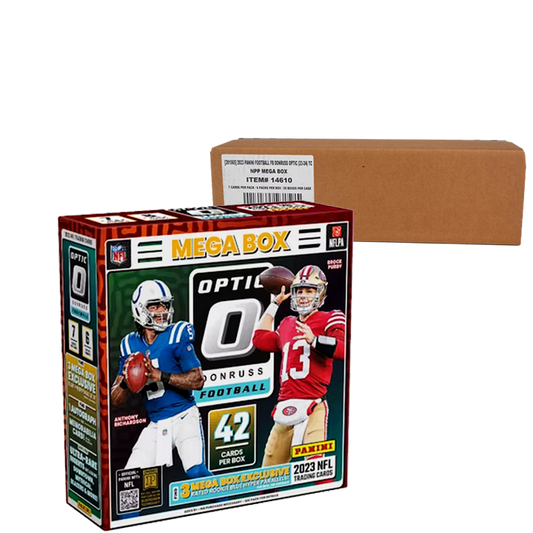 2023 Panini Donruss Optic Football Mega 20-Box Case (Blue Hyper Parallels)