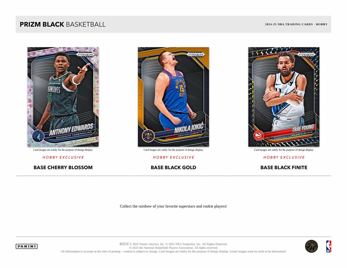 2024-25 Panini Prizm Black Basketball Hobby Box