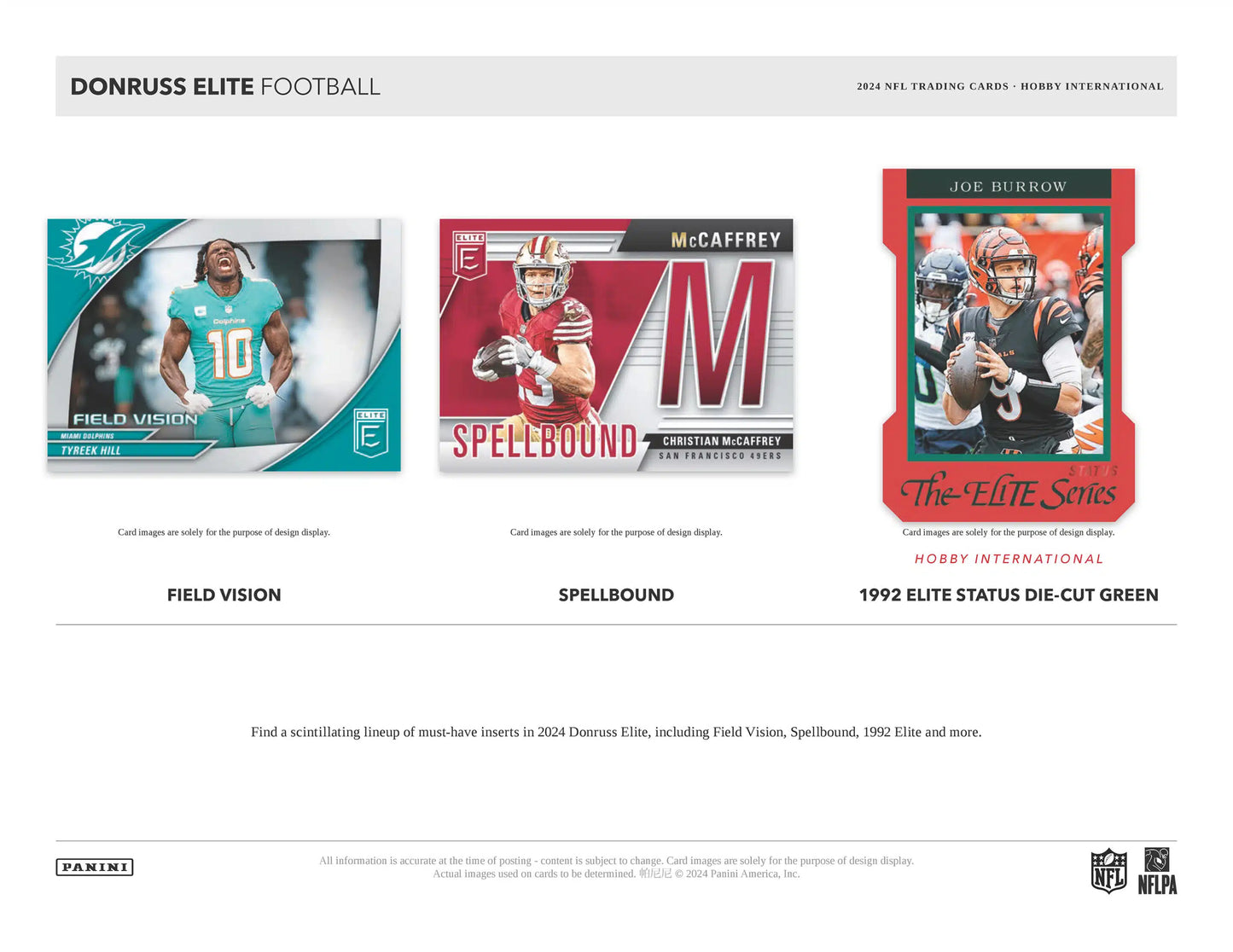 2024 Panini Donruss Elite Football International Hobby Box