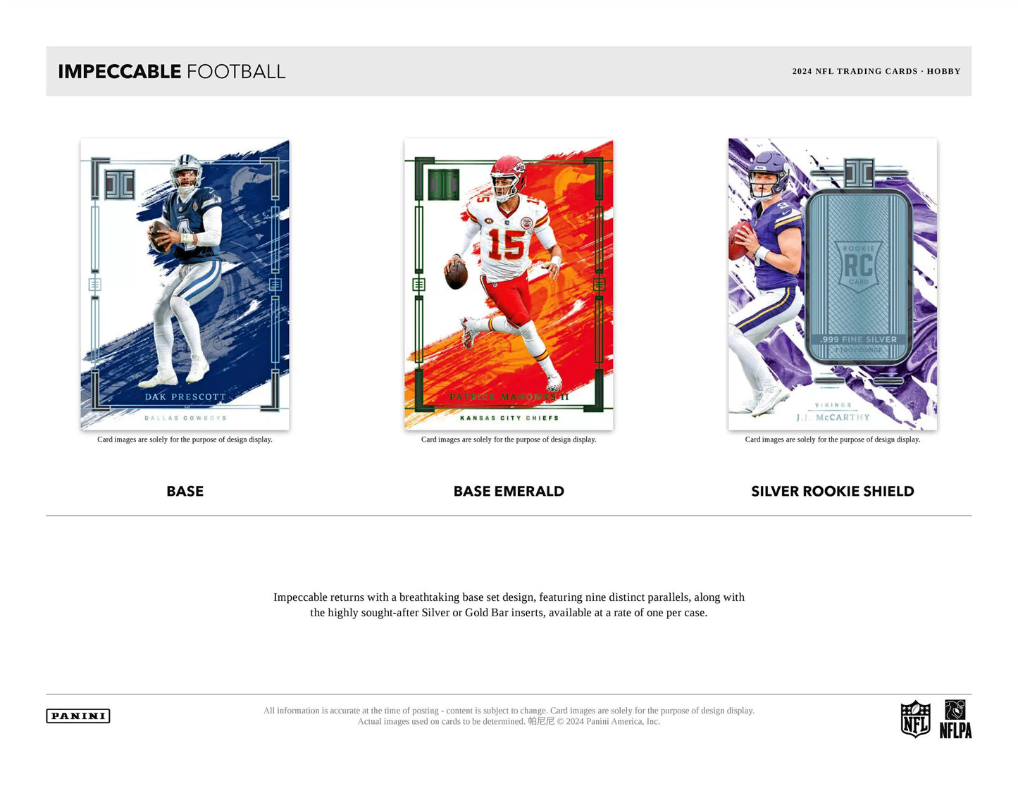 2024 Panini Impeccable Football Hobby Box