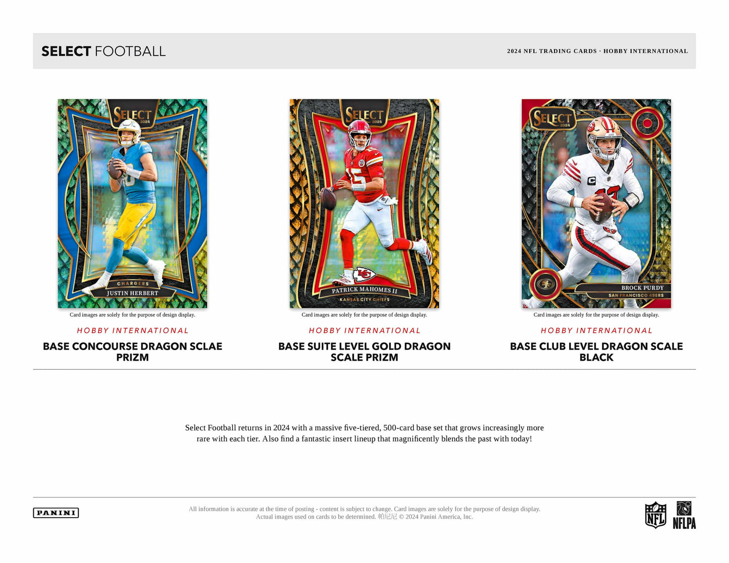 2024 Panini Select Football International Hobby Box
