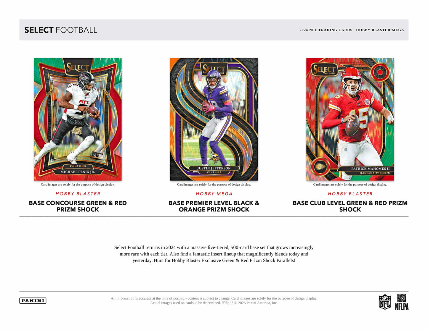 2024 Panini Select Football Hobby Blaster Box