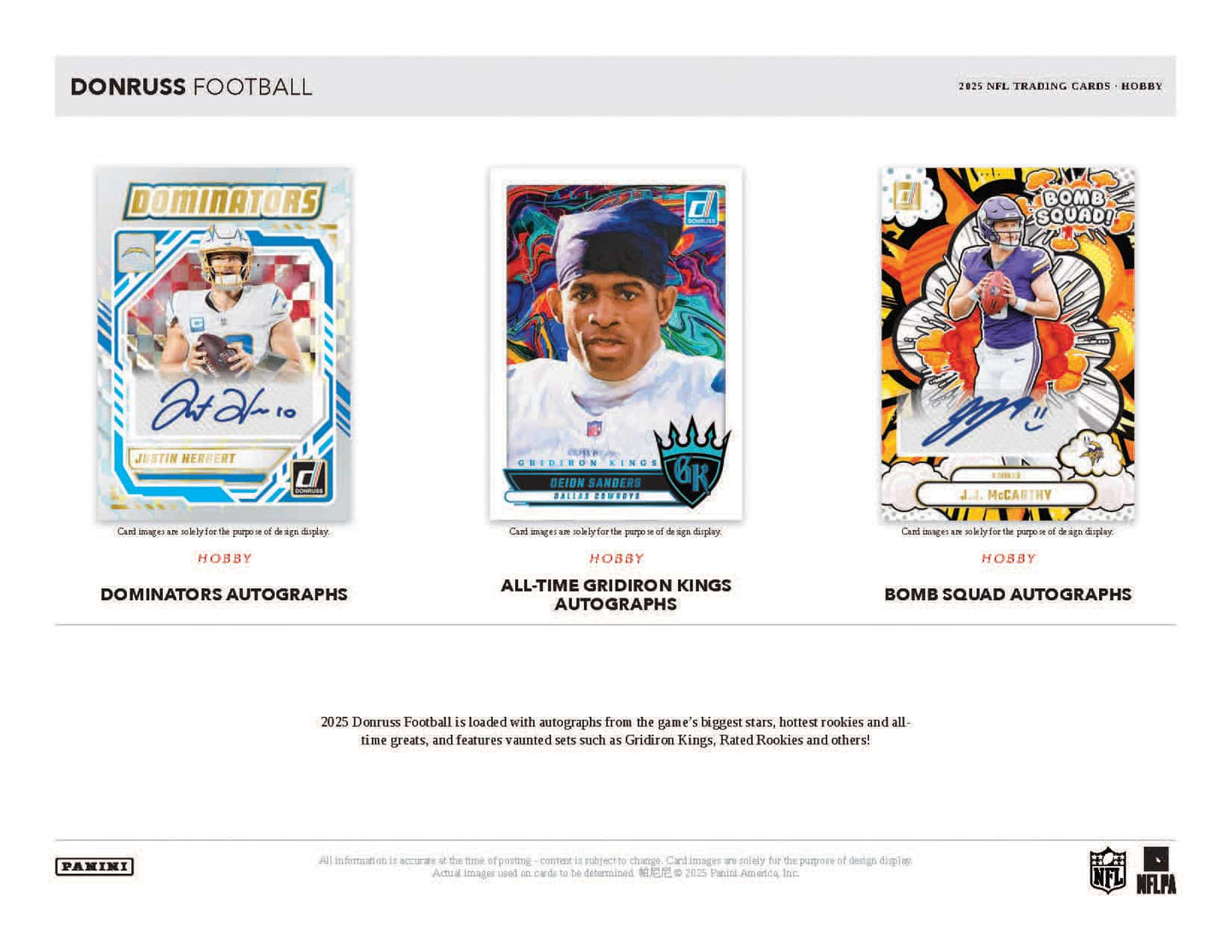 2025 Panini Donruss Football Hobby Box