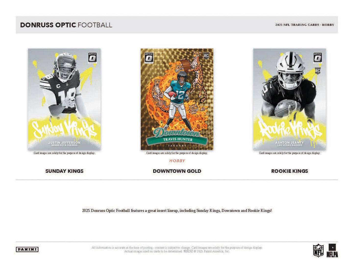 2025 Panini Donruss Optic Football Hobby 12-Box Case