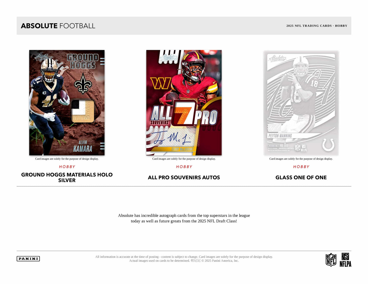 2025 Panini Absolute Football Hobby Box