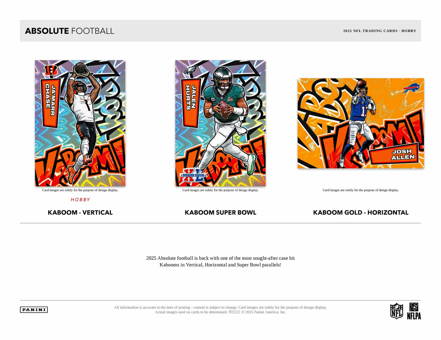 2025 Panini Absolute Football Hobby Box