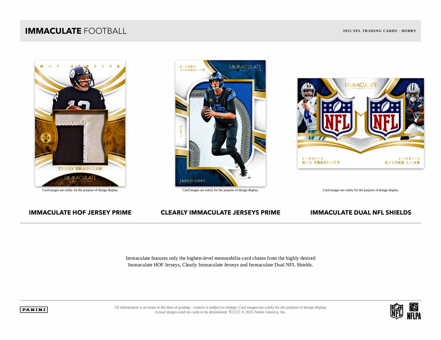2025 Panini Immaculate Football Hobby Box