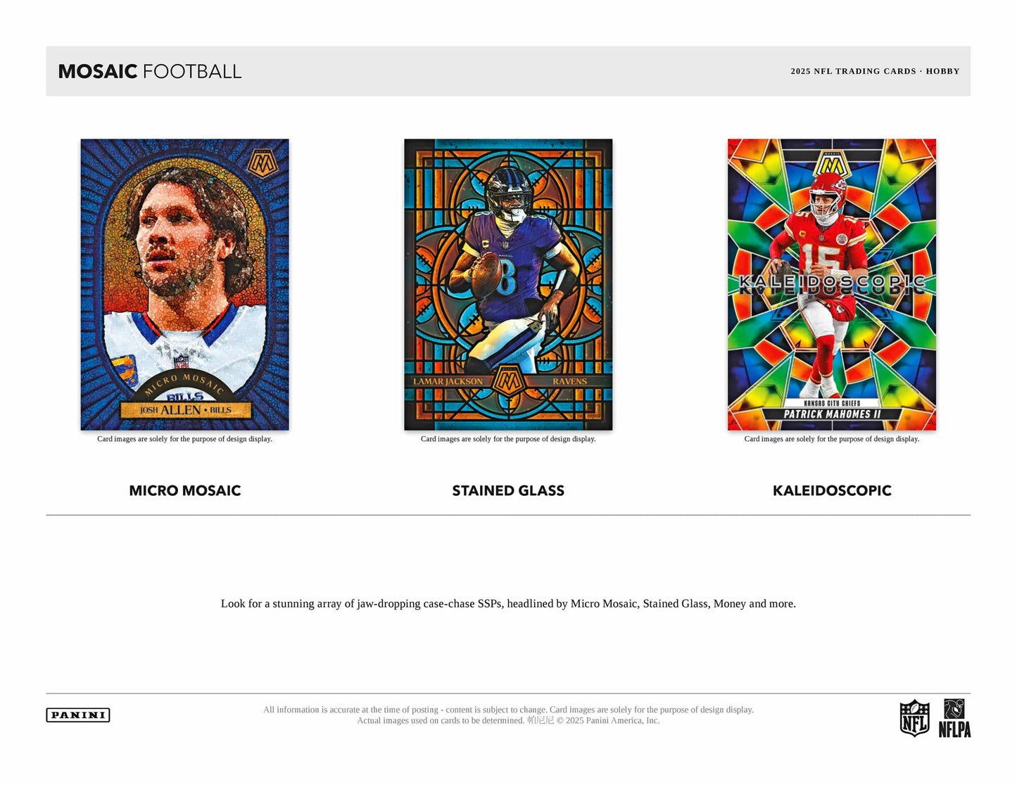 2025 Panini Mosaic Football Hobby Box