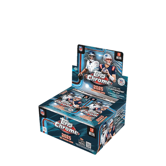2025 Topps Chrome Football Hobby Jumbo Box